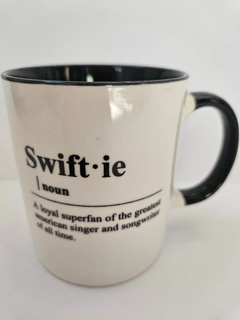 Taylor Swift Swiftie Definition Coffee Mug White Black Ceramic Fan Gift